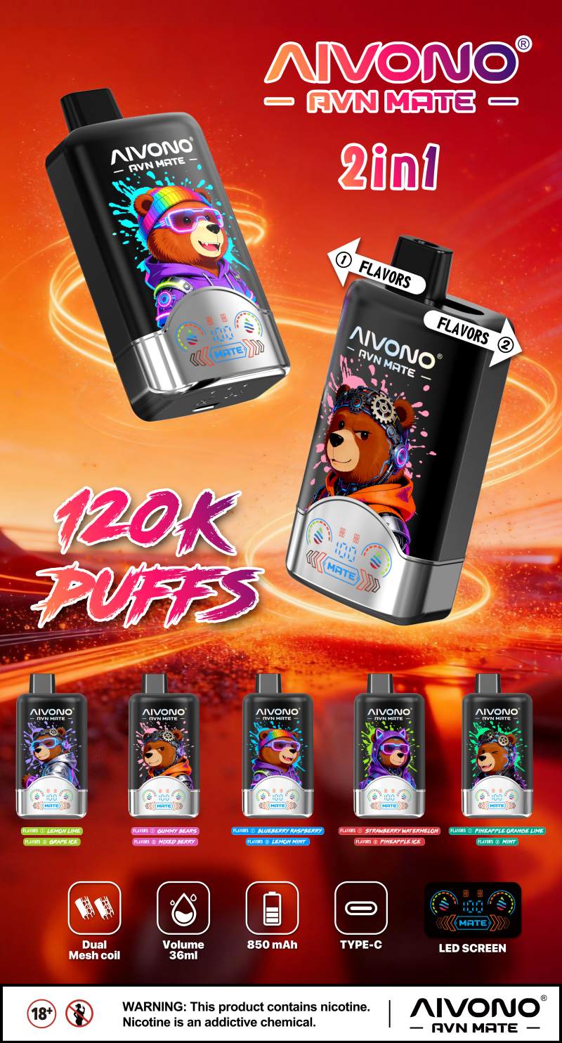 Aivono Avn Mate 2in1 120K Puffs
