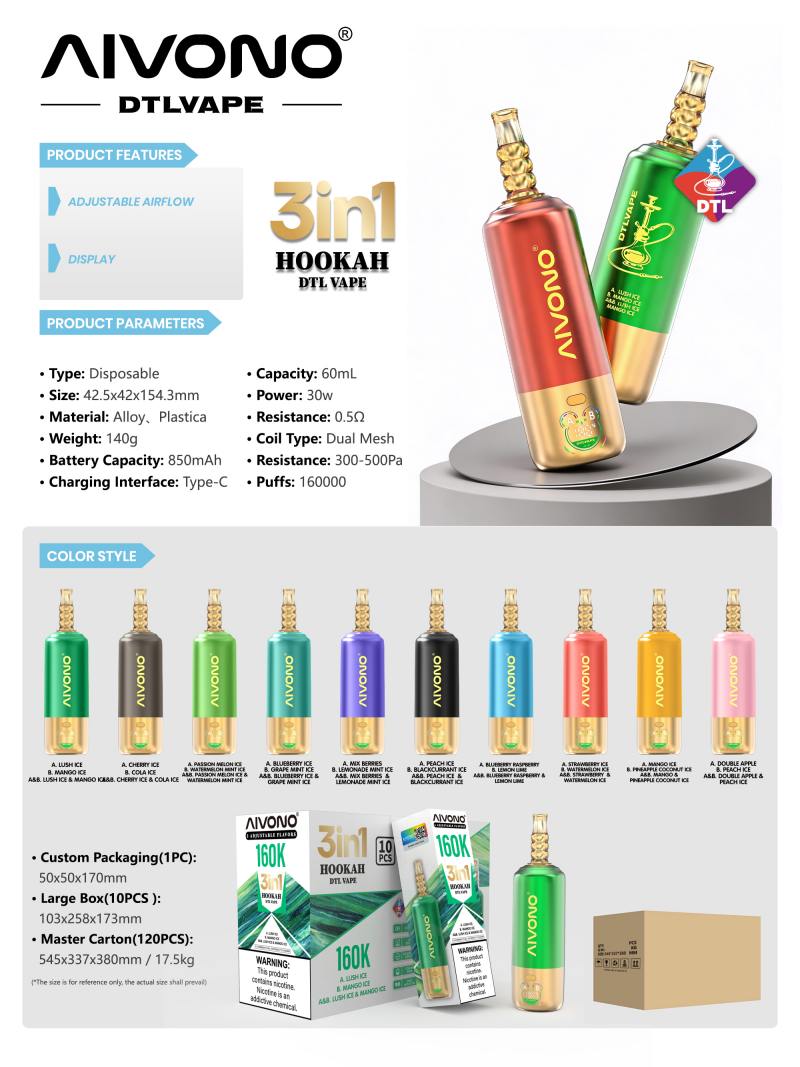 Aivono Dtlvape 160K 3in1