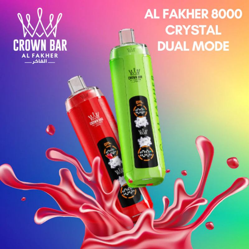 Crown Bar AL Fakher Crystal 8000