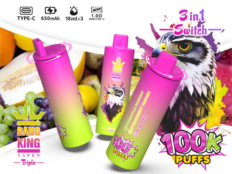 Bang King Vapen Triple 100000