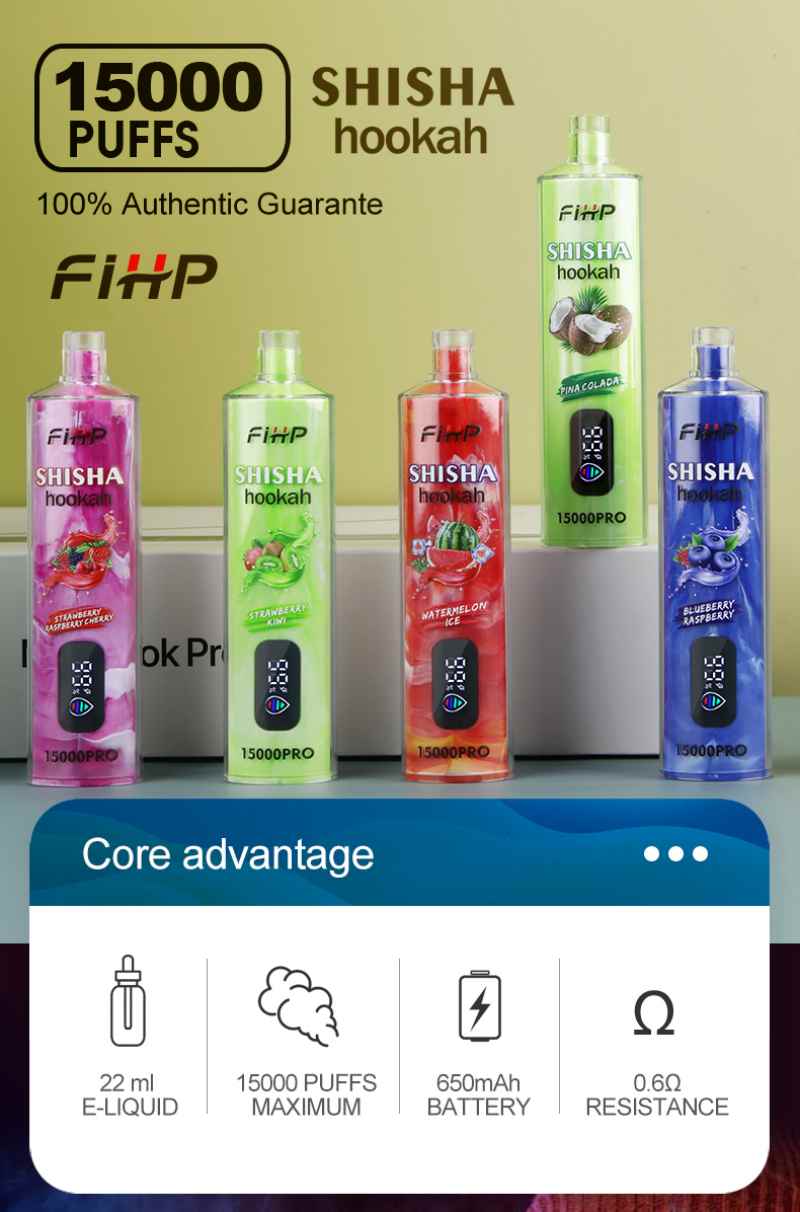 Fihp Shisha Hookah 15000 Pro