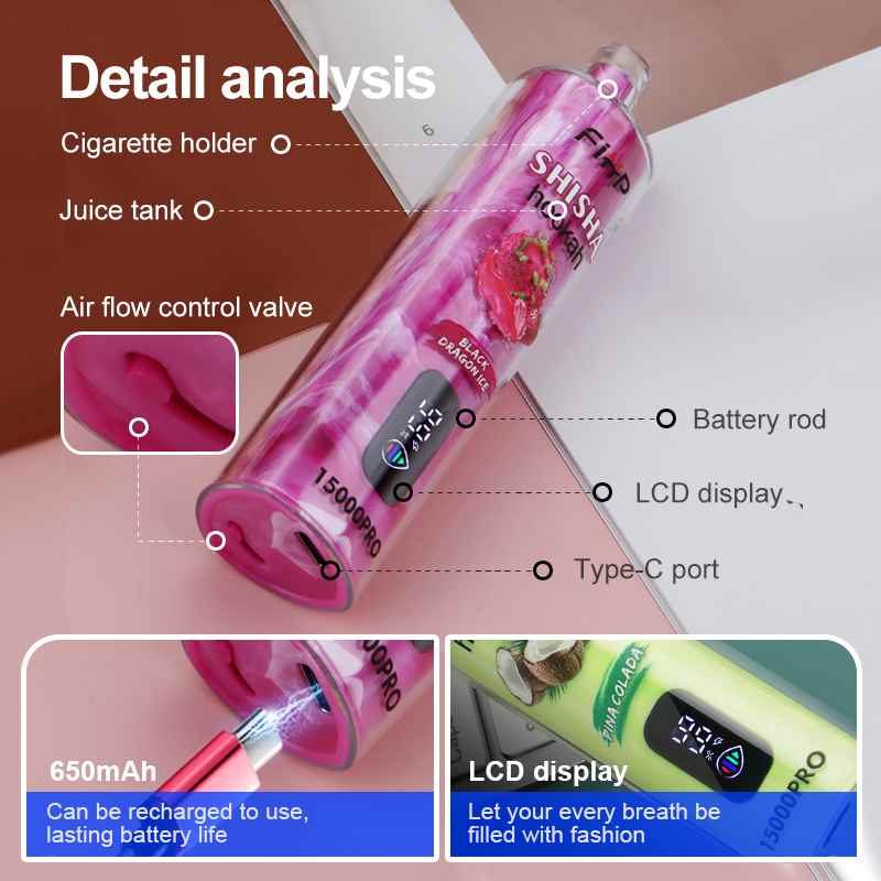 Fihp Shisha Hookah 15000 Pro