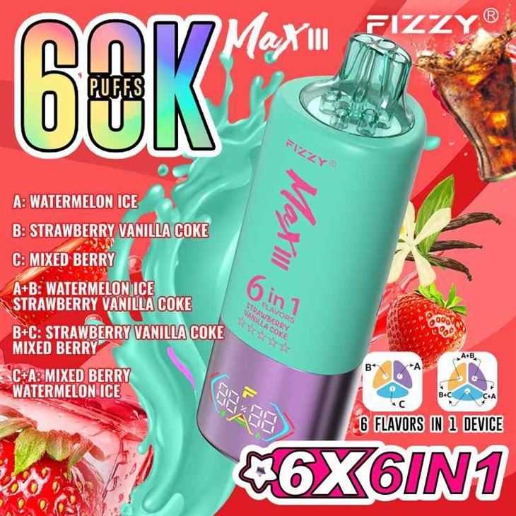Fizzy Max Iii 60000 Triple Flavor