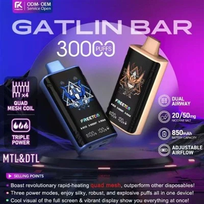 Freeton Gatlin Bar 30000 Puffs Vape