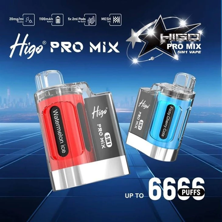 Higo Pro Mix 6666 5 IN 1 Vape