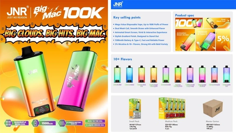 Jnr Big Mac 100K Puffs