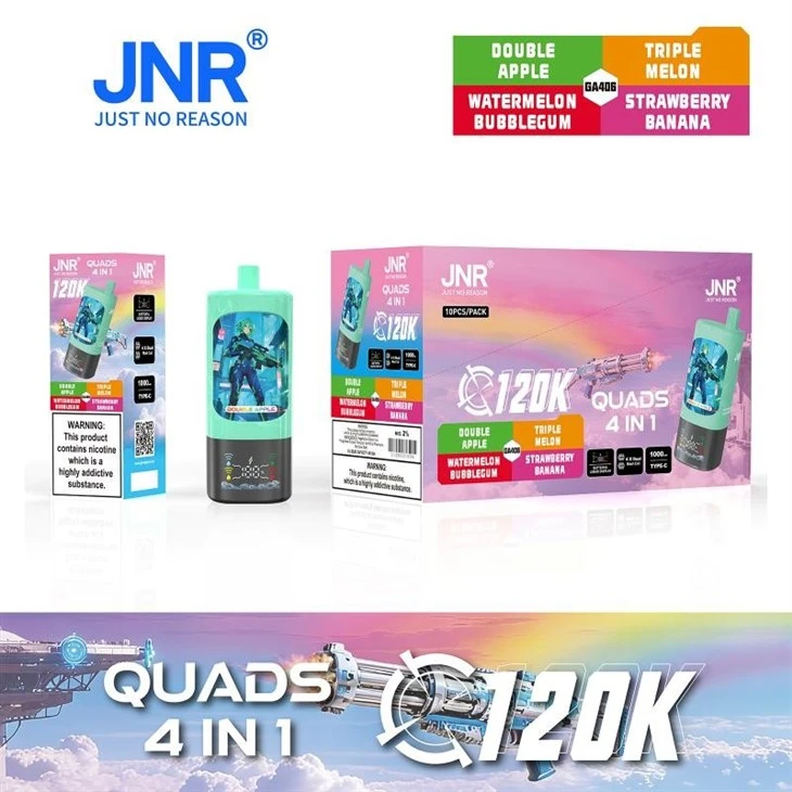 Jnr Quads 4in1 120K Puffs