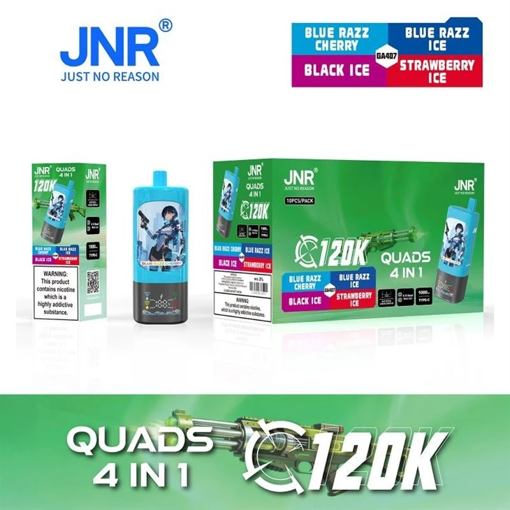 Jnr Quads 4in1 120K Puffs