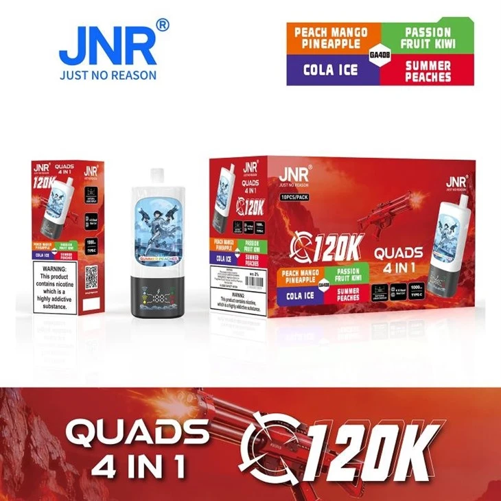 Jnr Quads 4in1 120K Puffs