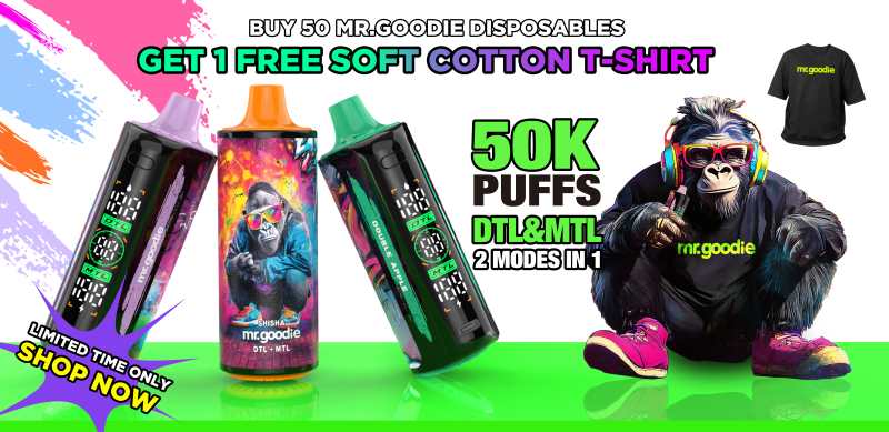 MR Goodie Shisha Dtl Mtl 50000 Puffs