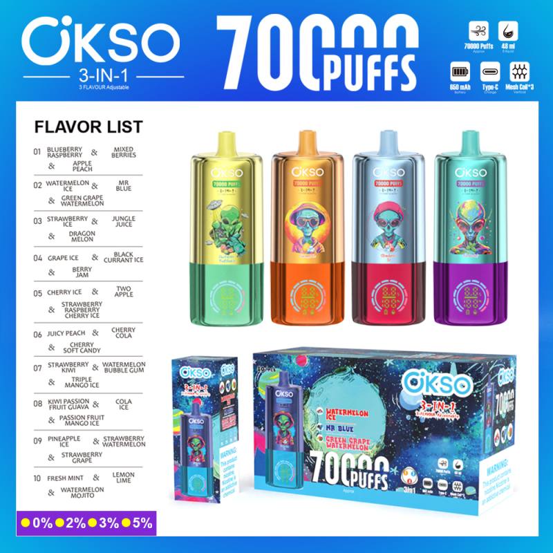 Okso 3in1 70K Puffs Vape