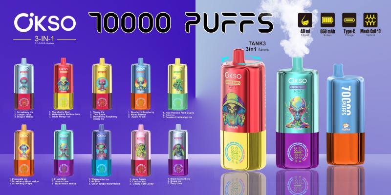 Okso 3in1 70K Puffs Vape