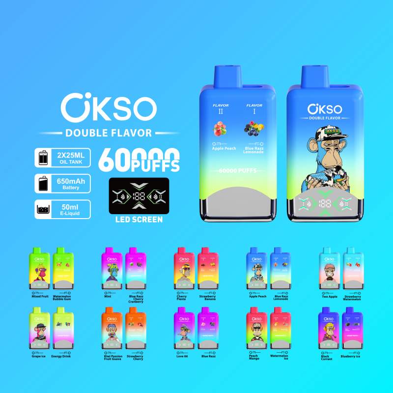 Okso Double Flavor 60000 2 IN 1