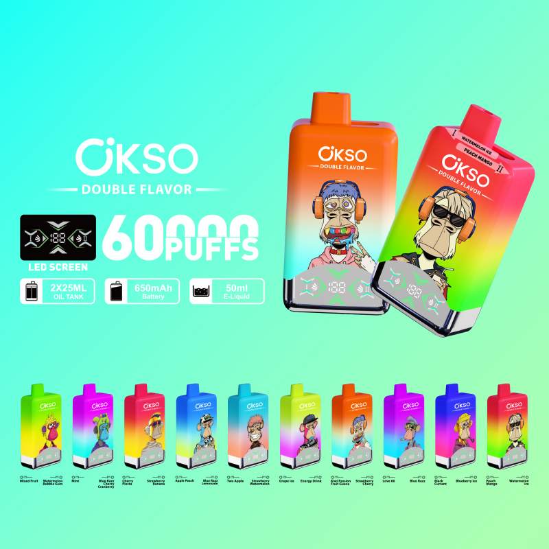 Okso Double Flavor 60000 2 IN 1