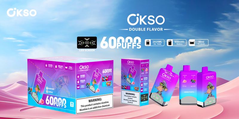 Okso Double Flavor 60000 2 IN 1
