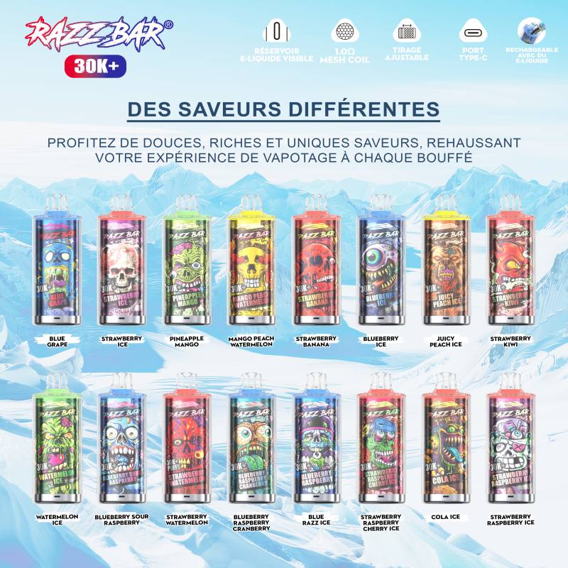 Razz Bar 30K Puffs Vape