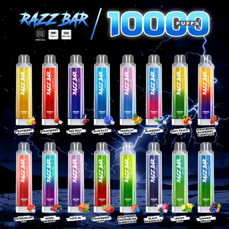 Razz Bar Crystal 10000 Puffs