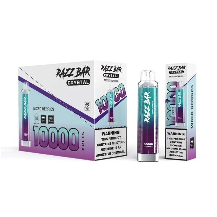 Razz Bar Crystal 10000 Puffs