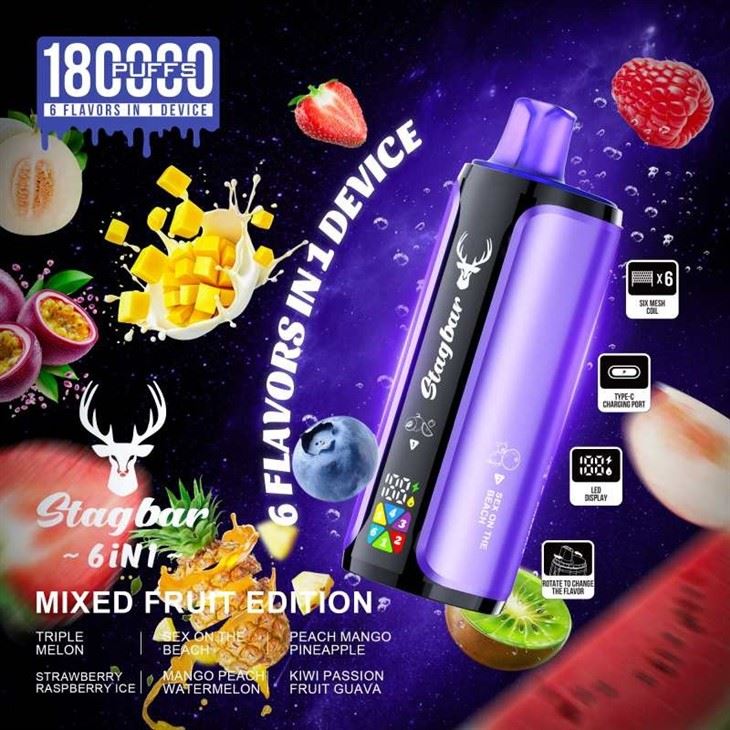 Stagbar 6in1 180K Puffs