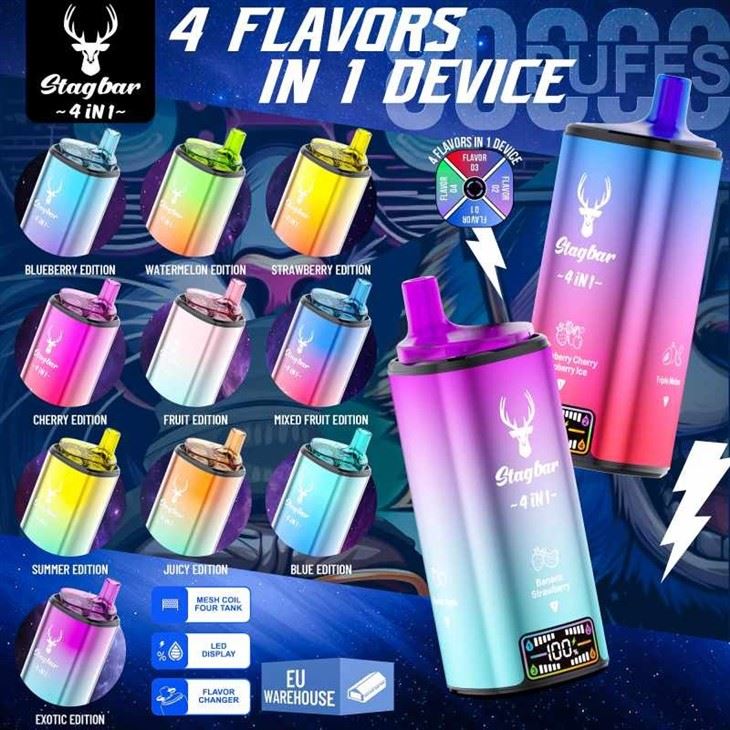 Stag Bar 80K 4 IN 1 Flavor