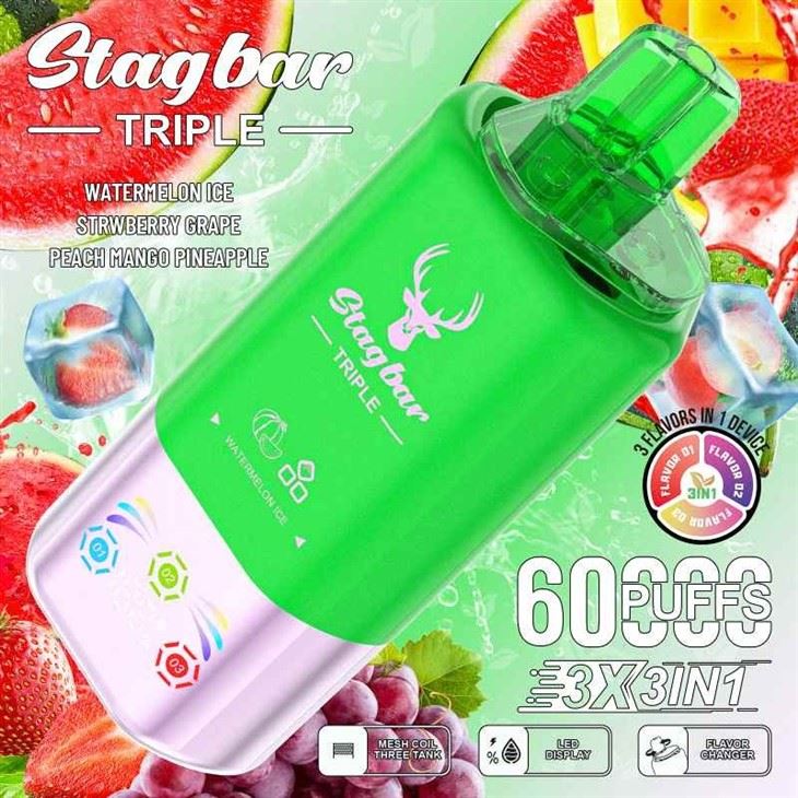 Stag Bar Triple 60000 3 IN 1 Flavor