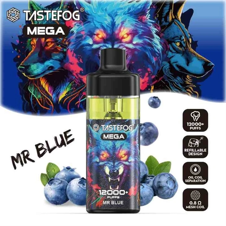 Tastefog Mega 12000 Razz Bar 12000