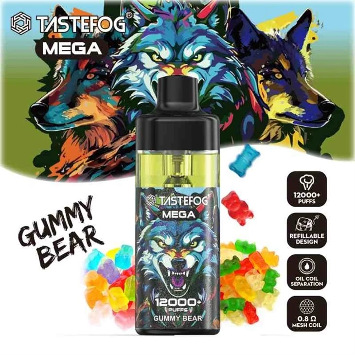 Tastefog Mega 12000 Razz Bar 12000