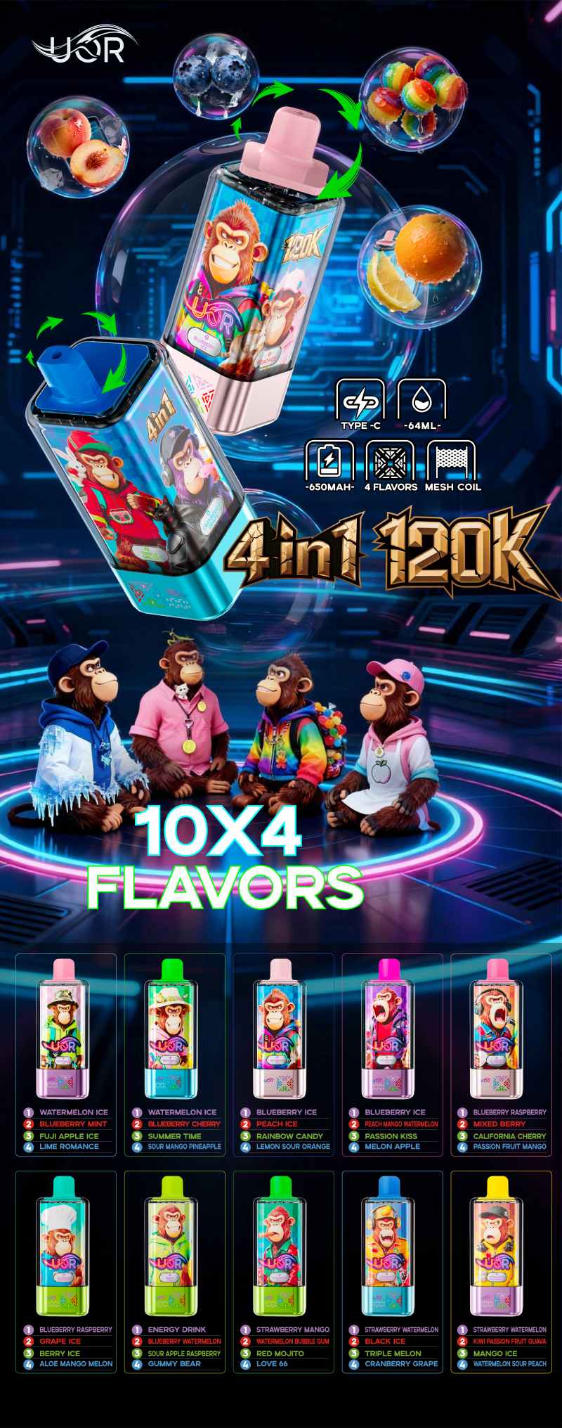 Uor 4in1 120K