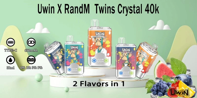 Uwin Crystal Twins 40K Puffs
