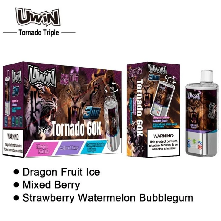 Uwin X Randm Tornado 60K Triple Flavor