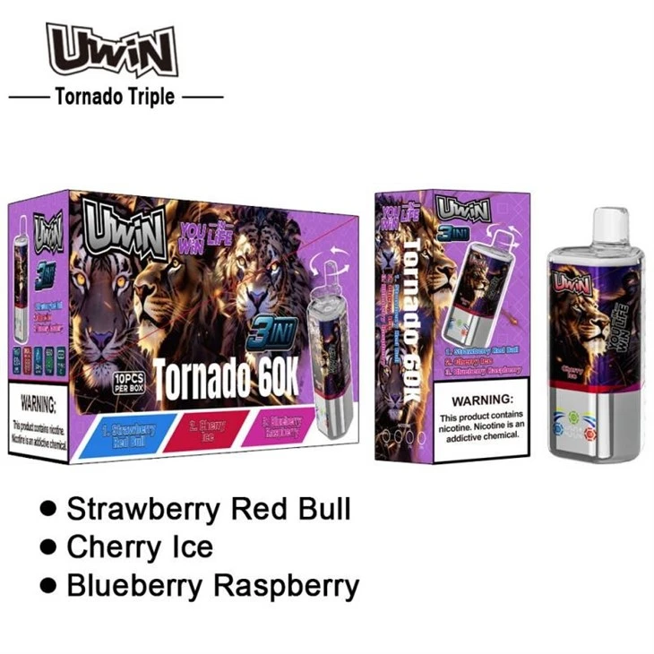 Uwin X Randm Tornado 60K Triple Flavor