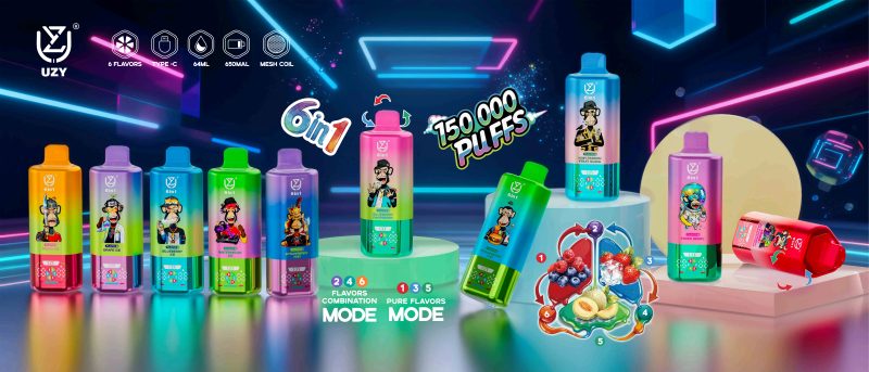 Uzy 6 IN 1 150000 Puffs Vape