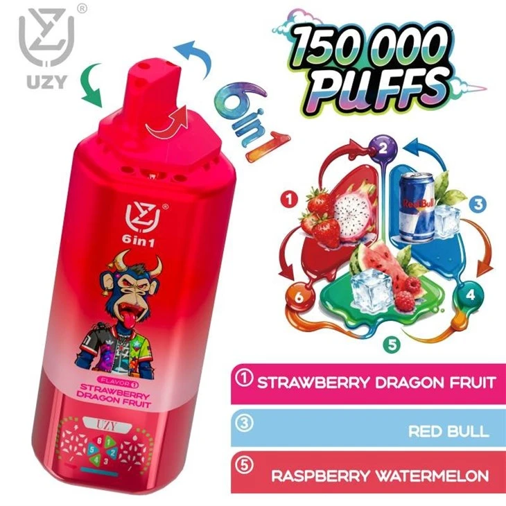 Uzy 6 IN 1 150000 Puffs Vape