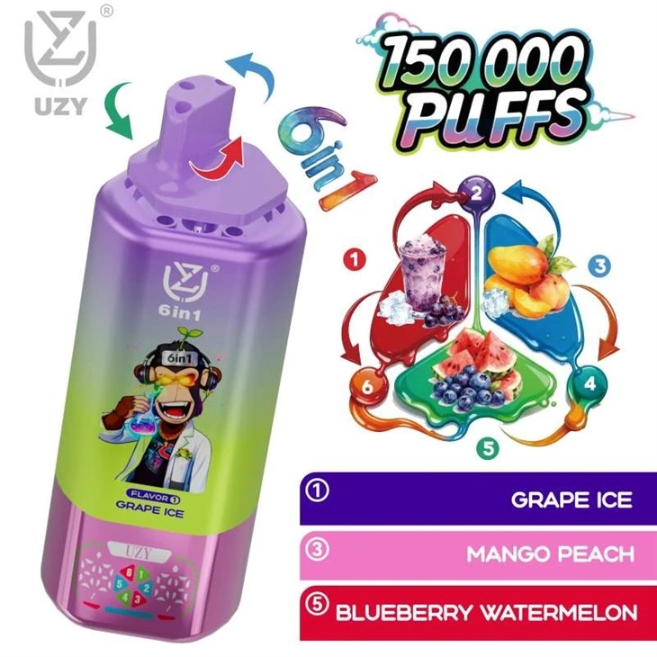 Uzy 6 IN 1 150000 Puffs Vape