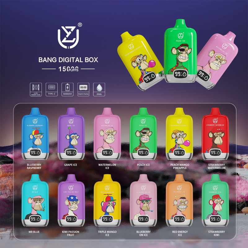 Uzy Bang Digital Box 15000 Puffs