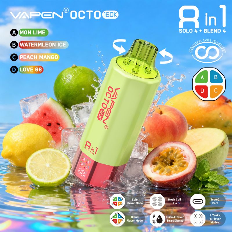 Vapen Octo 8in1 160K Puffs
