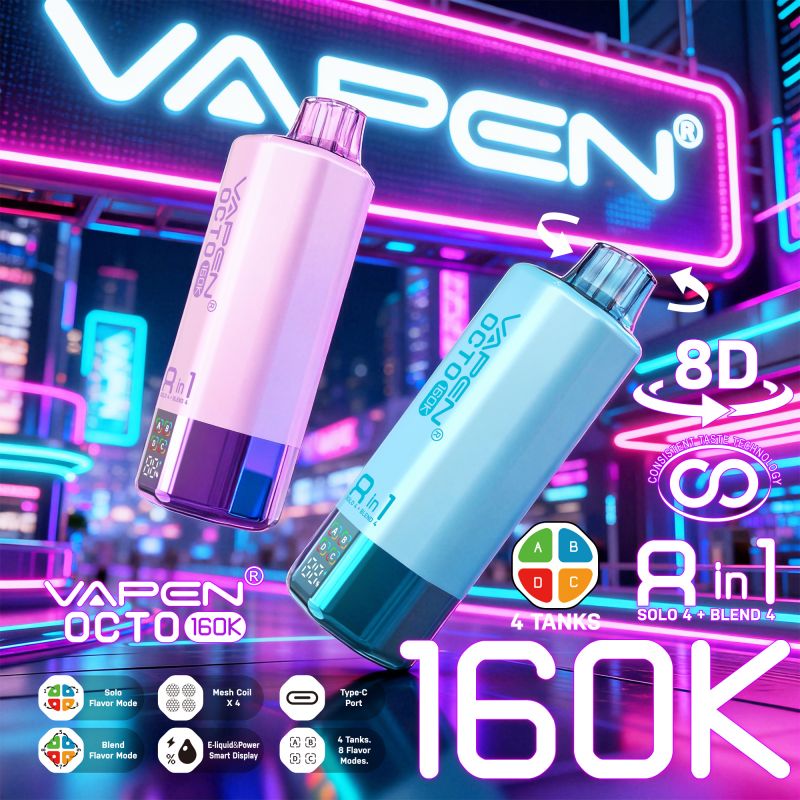 Vapen Octo 8in1 160K Puffs