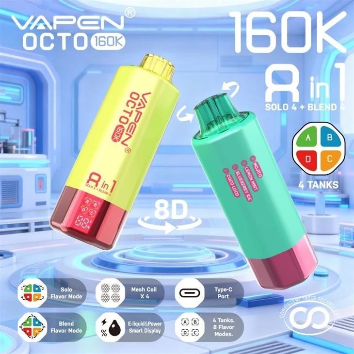 Vapen Octo 8in1 160K Puffs