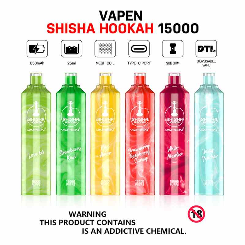 Vapen Shisha Hookah 15K