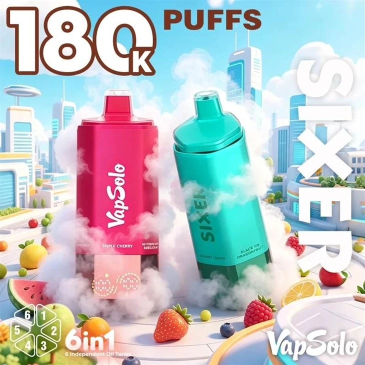 Vapsolo Sixer 180K Puffs Vape
