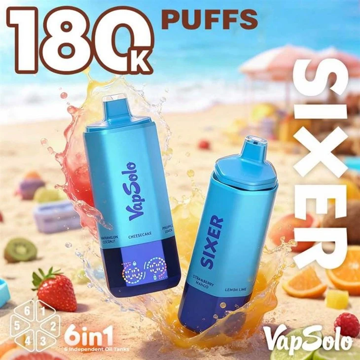 Vapsolo Sixer 180K Puffs Vape