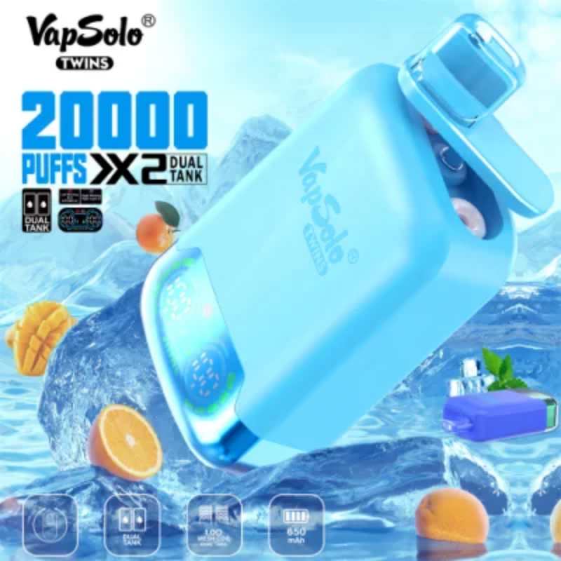 Vapsolo Twins 20000 Double Taste Vape