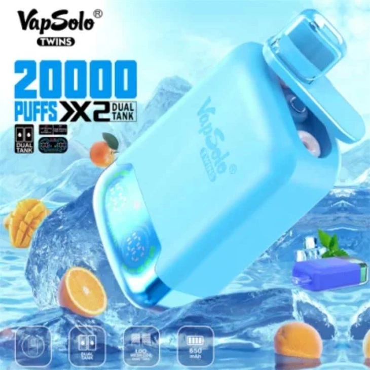 Vapsolo Twins 20000 Double Taste Vape