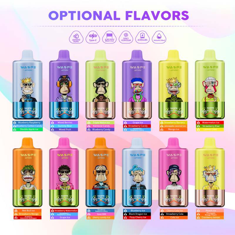 Waspe 60K 3 IN 1 Triple Flavor