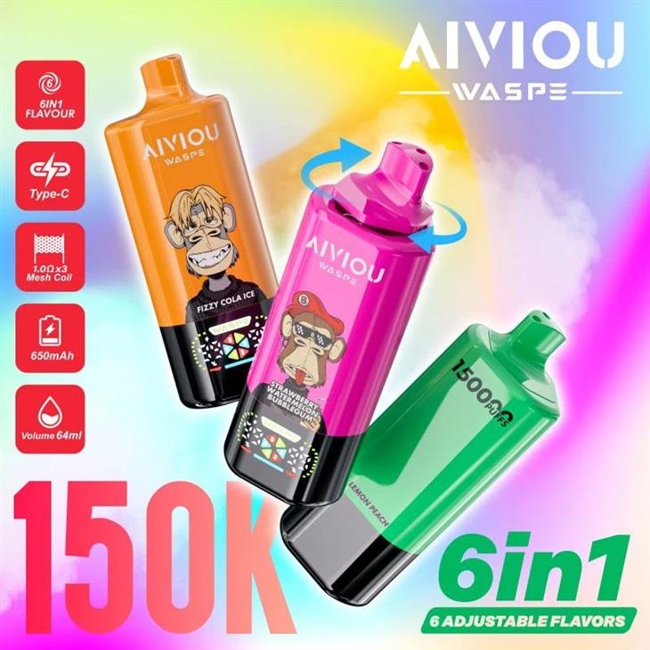Waspe Aiviou 6 IN 1 150K Puffs