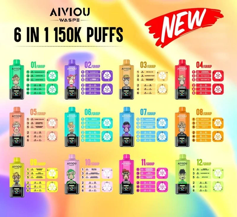 Waspe Aiviou 6 IN 1 150K Puffs