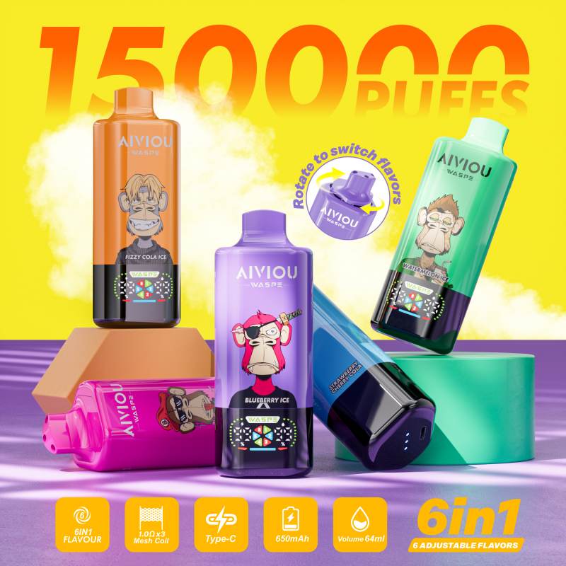 Waspe Aiviou 6 IN 1 150K Puffs