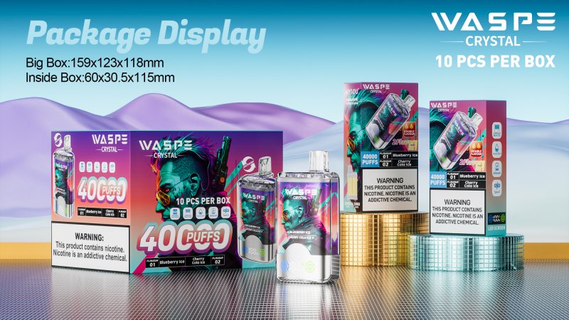 Waspe Crystal 40K Puffs