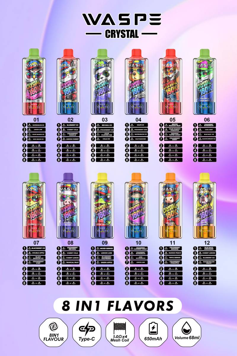 Waspe Crystal 8 IN 1 180K P